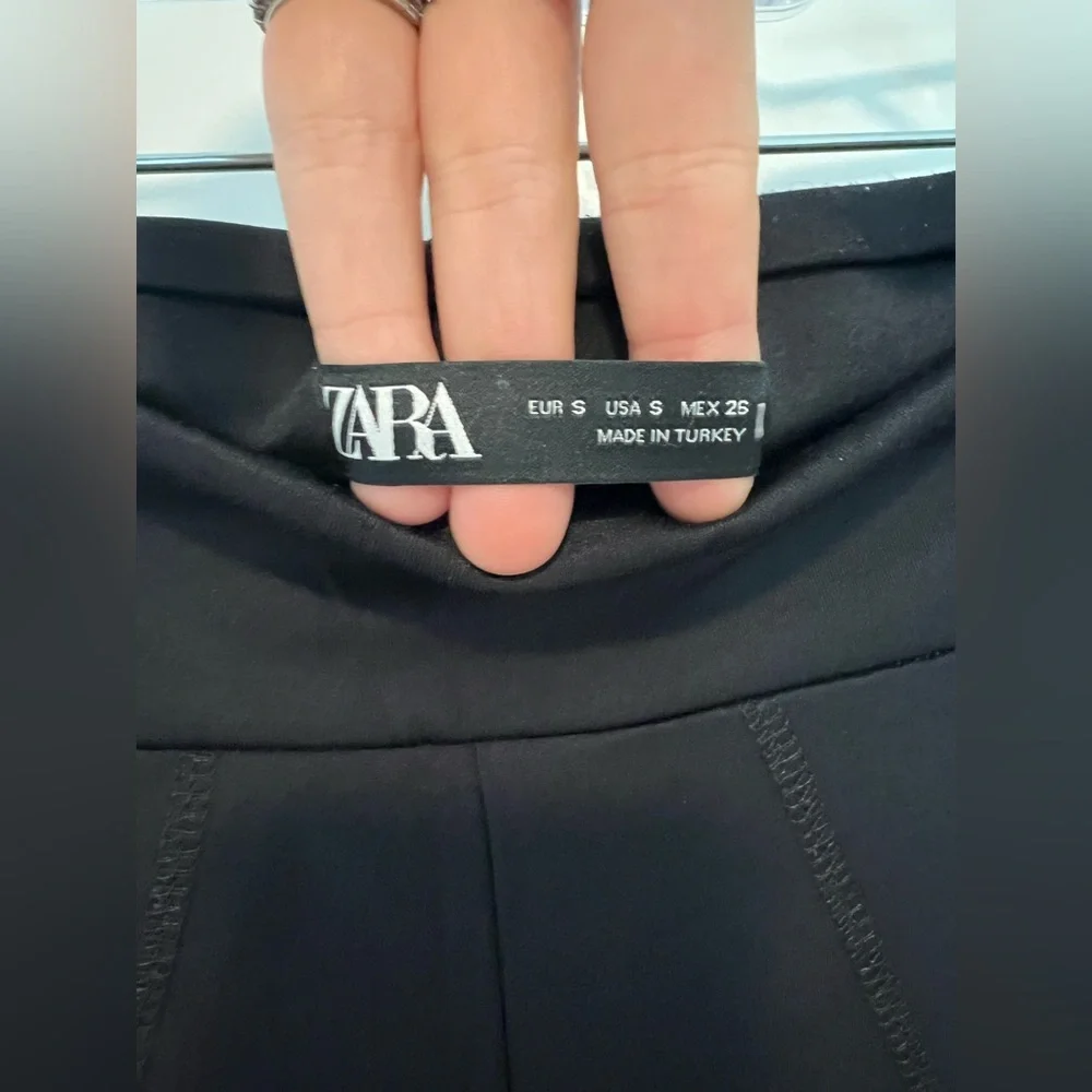 Zara Black Leggings S - Picture 4 of 5